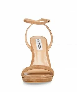 SteveMadden WAFER CAMEL SUEDE WOMEN’S SHOES