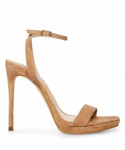 SteveMadden WAFER CAMEL SUEDE WOMEN’S SHOES
