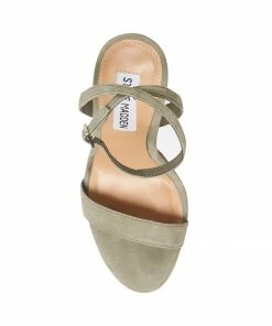 SteveMadden WAFER GREEN SUEDE