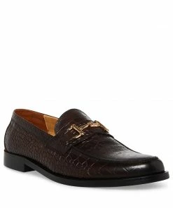 SteveMadden WALLACE BROWN CROCODILE