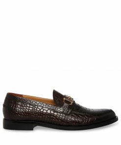 SteveMadden WALLACE BROWN CROCODILE