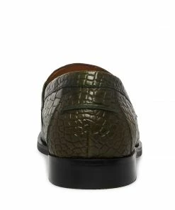 SteveMadden WALLACE GREEN CROCODILE NEW & NOW
