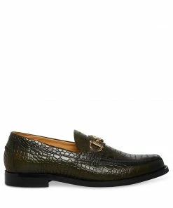 SteveMadden WALLACE GREEN CROCODILE NEW & NOW