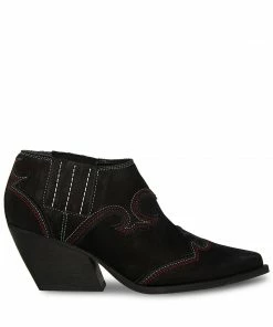 STEVEMADDEN NEW & NOW WAZE BLACK LEATHER