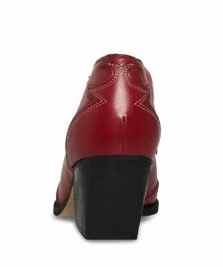 STEVEMADDEN WAZE RED LEATHER