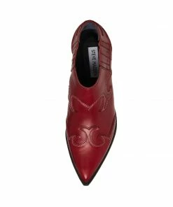 STEVEMADDEN WAZE RED LEATHER