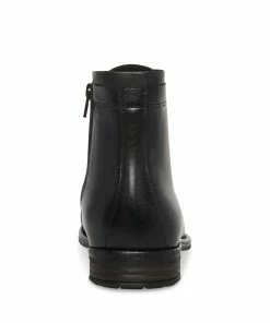 SteveMadden NEW & NOW WELLS BLACK LEATHER