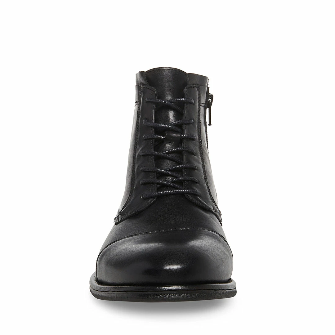 SteveMadden NEW & NOW WELLS BLACK LEATHER