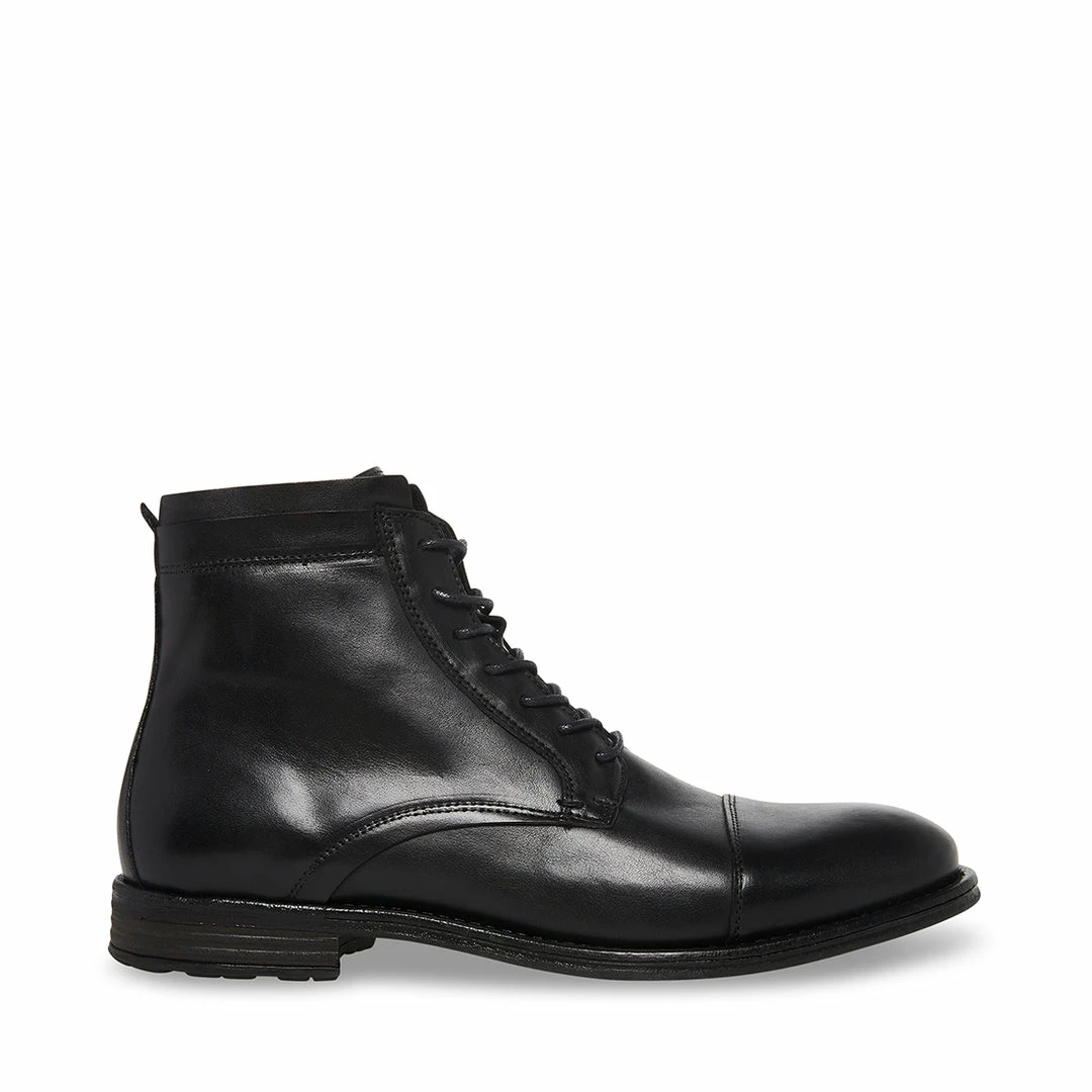 SteveMadden NEW & NOW WELLS BLACK LEATHER