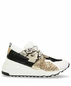 Recurate RESALE CLIFF WHITE/GOLD LEATHER - SM REBOOTED