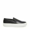SteveMadden GILLS BLACK LEATHER WOMEN’S SHOES