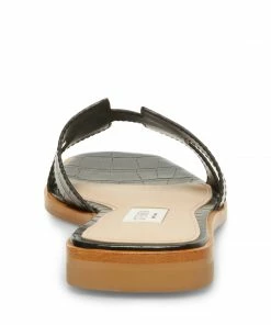 SteveMadden HADYN BLACK CROCODILE WOMEN’S SHOES