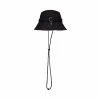 STEVEMADDEN Shop All DRAWSTRING BUCKET HAT BLACK