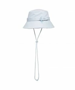 STEVEMADDEN ACCESSORIES DRAWTRING BUCKET HAT LIGHT BLUE