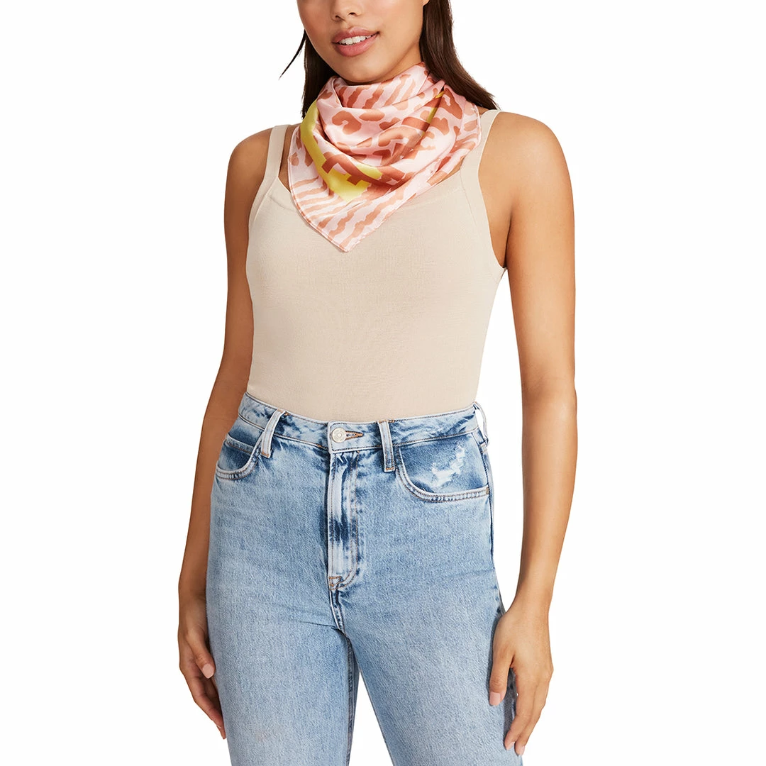 STEVEMADDEN MIXED ANIMAL PRINT BANDANA ROSE Shop All