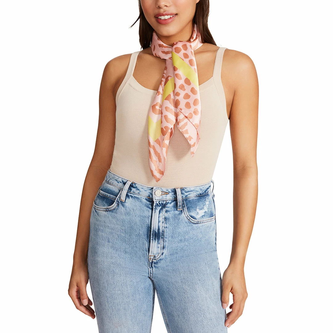 STEVEMADDEN MIXED ANIMAL PRINT BANDANA ROSE Shop All