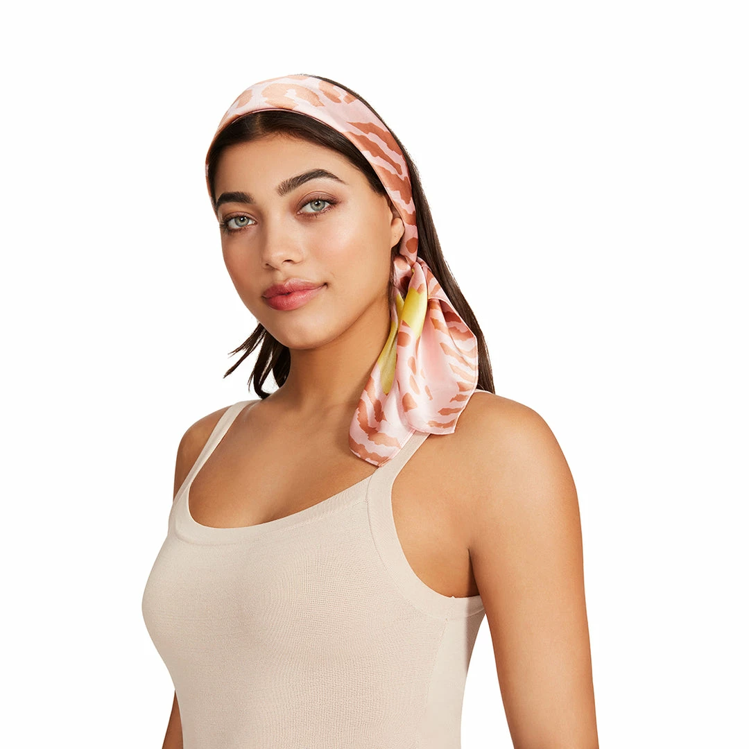 STEVEMADDEN MIXED ANIMAL PRINT BANDANA ROSE Shop All