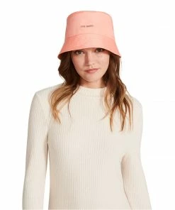SteveMadden Shop All NYLON BUCKET HAT CORAL