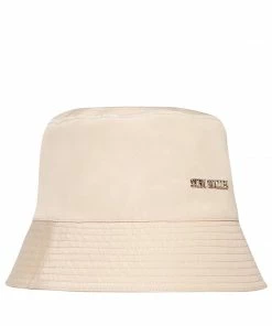 SteveMadden NYLON BUCKET HAT KHAKI FABRIC ACCESSORIES