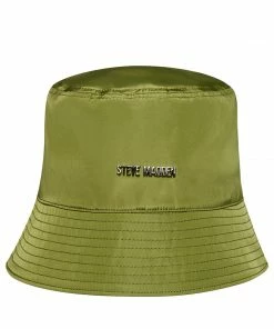 SteveMadden NYLON BUCKET HAT OLIVE