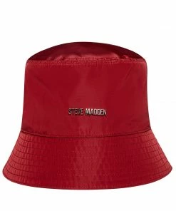 SteveMadden NYLON BUCKET HAT WINE Shop All
