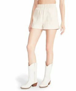 STEVEMADDEN FAUX THE RECORD SHORT BONE WOMEN'S CLOTHING