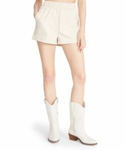STEVEMADDEN FAUX THE RECORD SHORT BONE WOMEN'S CLOTHING