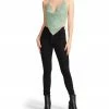 SteveMadden BARELY THERE RHINESTONE HALTER GREEN Rhinestones