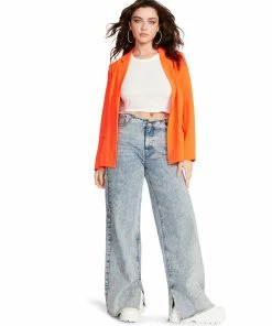 STEVEMADDEN NEON ORANGE BLAZER