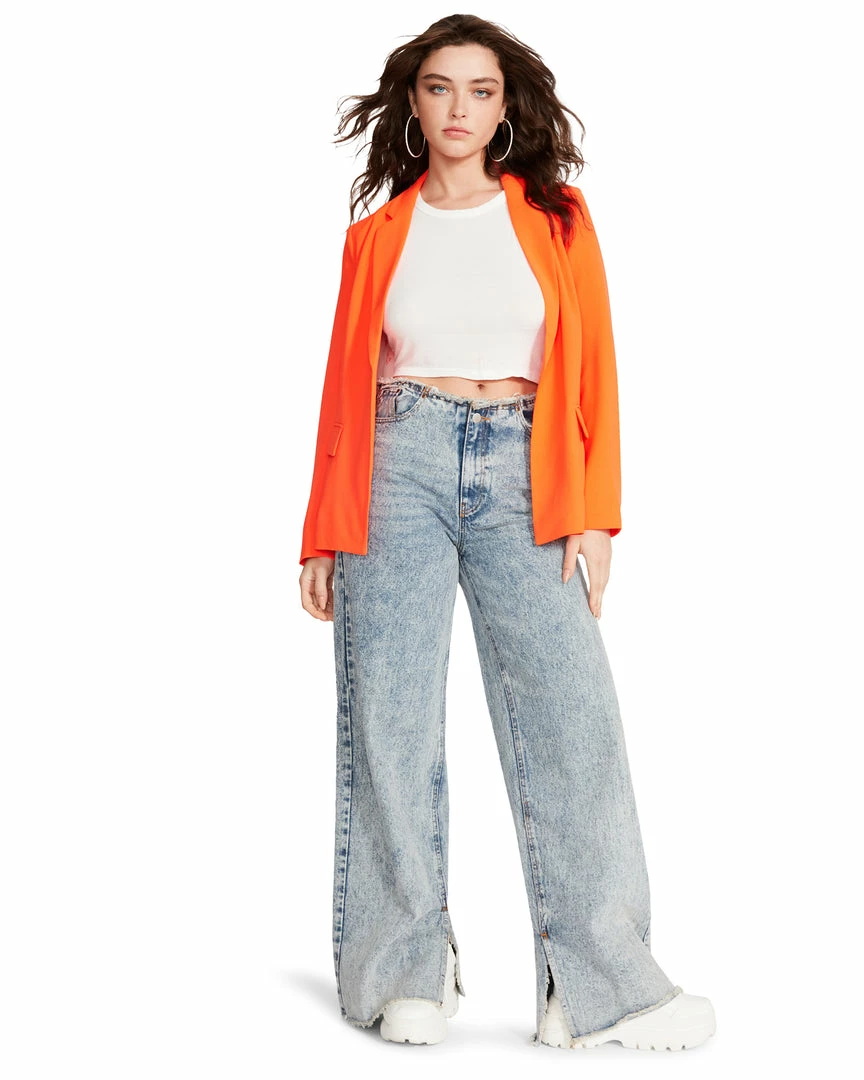 STEVEMADDEN NEON ORANGE BLAZER