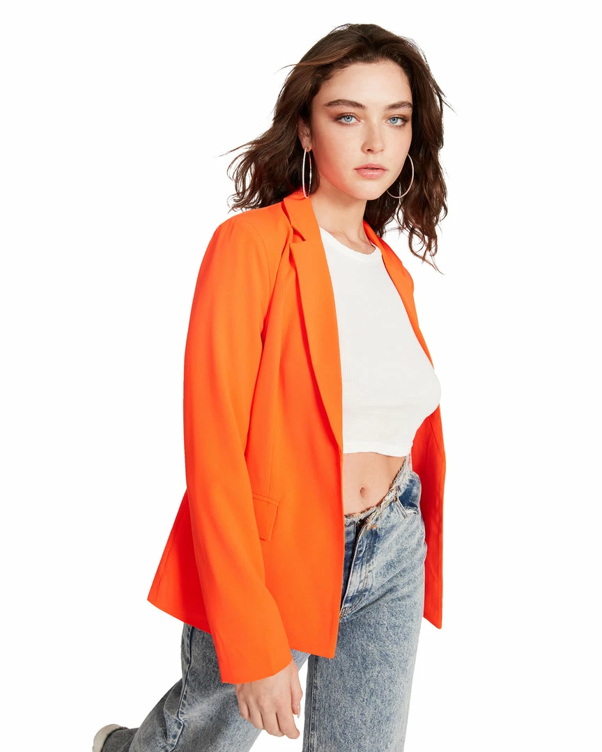 STEVEMADDEN NEON ORANGE BLAZER