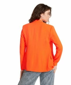 STEVEMADDEN NEON ORANGE BLAZER