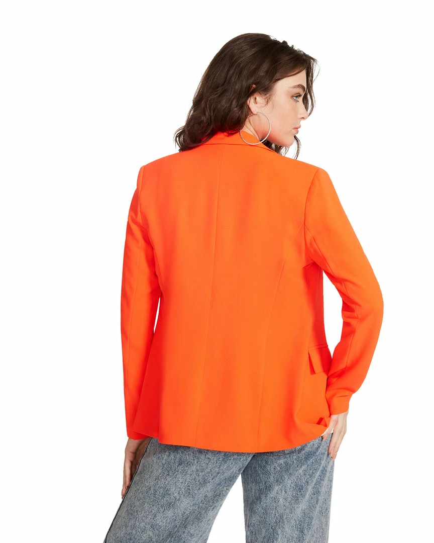 STEVEMADDEN NEON ORANGE BLAZER