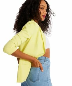 SteveMadden NEON YELLOW BLAZER