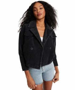 SteveMadden CORDUROY JACKET BLACK Shop All