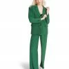 SteveMadden HIGH WAISTED TROUSER GREEN WOMEN'S CLOTHING