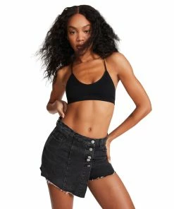 SteveMadden BLACK DENIM SKORT Shop All