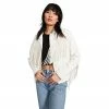 SteveMadden FRINGE JACKET WHITE