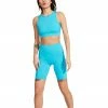SteveMadden ACTIVE BIKE SHORT TURQUOISE WOMEN'S CLOTHING