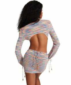 SteveMadden CUT OUT KEYHOLE MINI PINK MULTI WOMEN'S CLOTHING