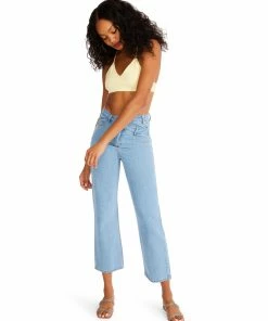 STEVEMADDEN WOMEN'S CLOTHING ROO MESH BRALETTE YELLOW