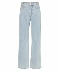 STEVEMADDEN WIDE LEG JEANS DENIM FABRIC WOMEN'S CLOTHING
