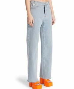 STEVEMADDEN WIDE LEG JEANS DENIM FABRIC WOMEN'S CLOTHING