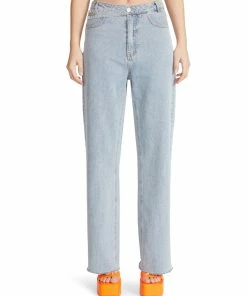 STEVEMADDEN WIDE LEG JEANS DENIM FABRIC WOMEN'S CLOTHING