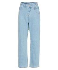 SteveMadden ASYMMETRICAL BOYFRIEND JEAN WOMEN'S CLOTHING
