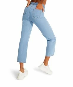 SteveMadden ASYMMETRICAL BOYFRIEND JEAN WOMEN'S CLOTHING