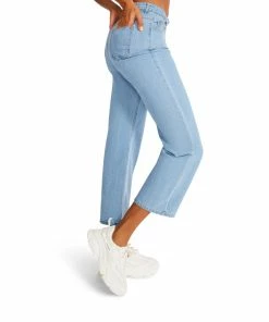 SteveMadden ASYMMETRICAL BOYFRIEND JEAN WOMEN'S CLOTHING