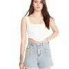 STEVEMADDEN WOMEN'S CLOTHING RHINESTONE FRINGE DENIM SHORTS