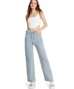 STEVEMADDEN CORSET TOP WHITE