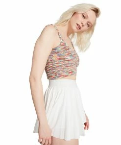 STEVEMADDEN COZY KNIT TANK RED